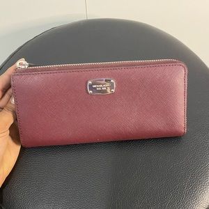 NWOT Michael Kors burgundy wallet